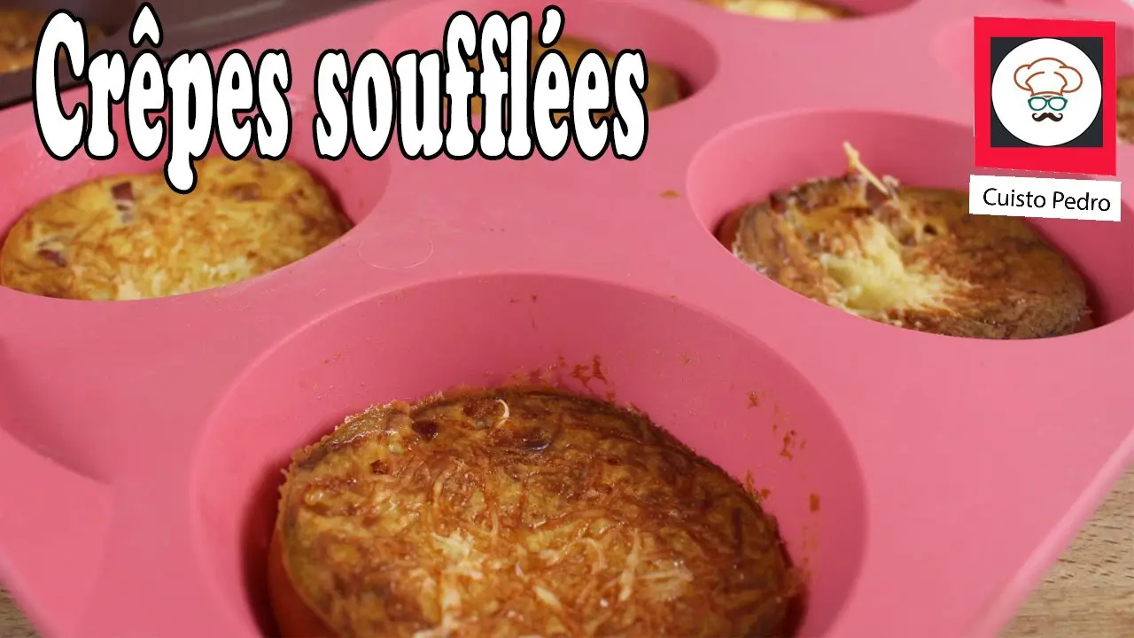 Recette crêpes soufflées lardons emmental Thermomix TM5