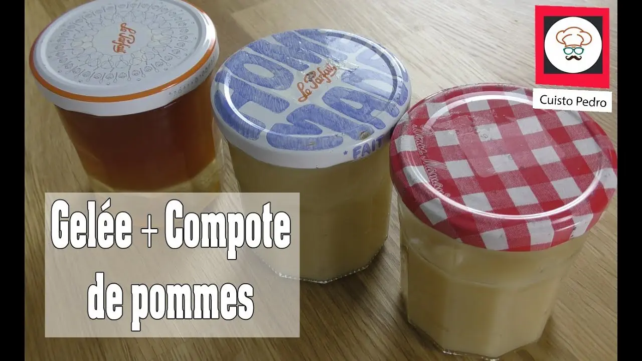Recette anti gaspillage compote et gelée de pomme Thermomix TM5