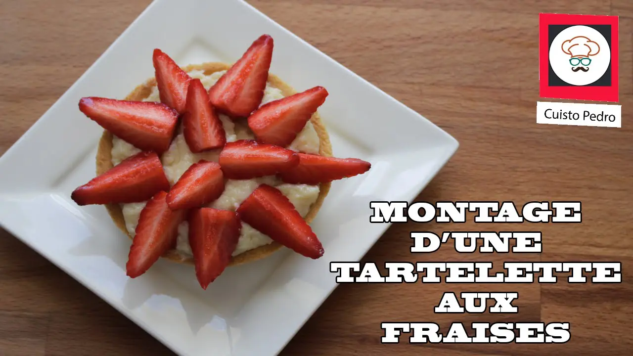 Montage facile et rapide tartelette aux fraises