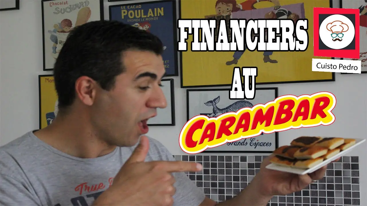 Recette du financier carambar avec le moule à financier tupperware