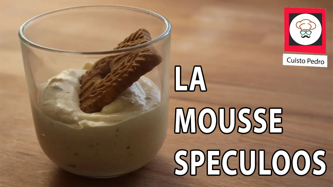 Dessert facile et rapide Verrine Mousse speculoos