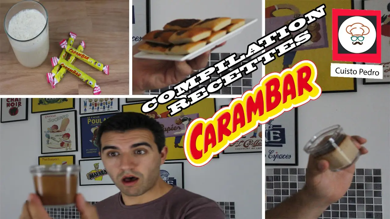 Compilation de 4 recettes carambar – recettes facile pour les enfants