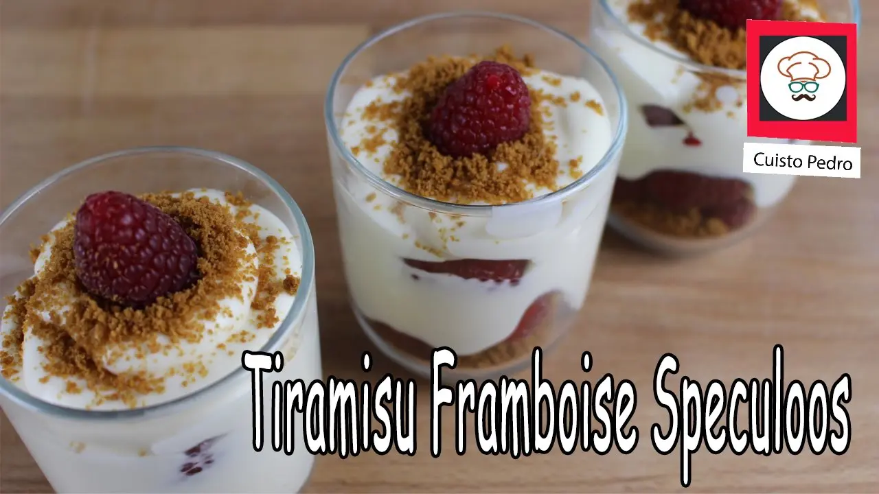 Tiramisu framboise speculoos recette Thermomix TM5