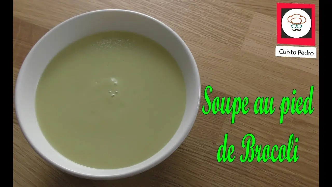 Soupe express au pied de brocoli Thermomix TM5