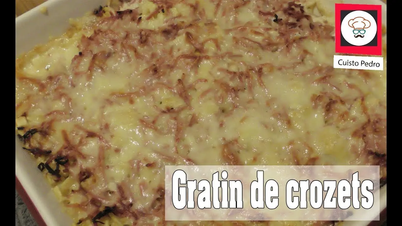 Gratin de crozets jambon comté- recette thermomix tm5