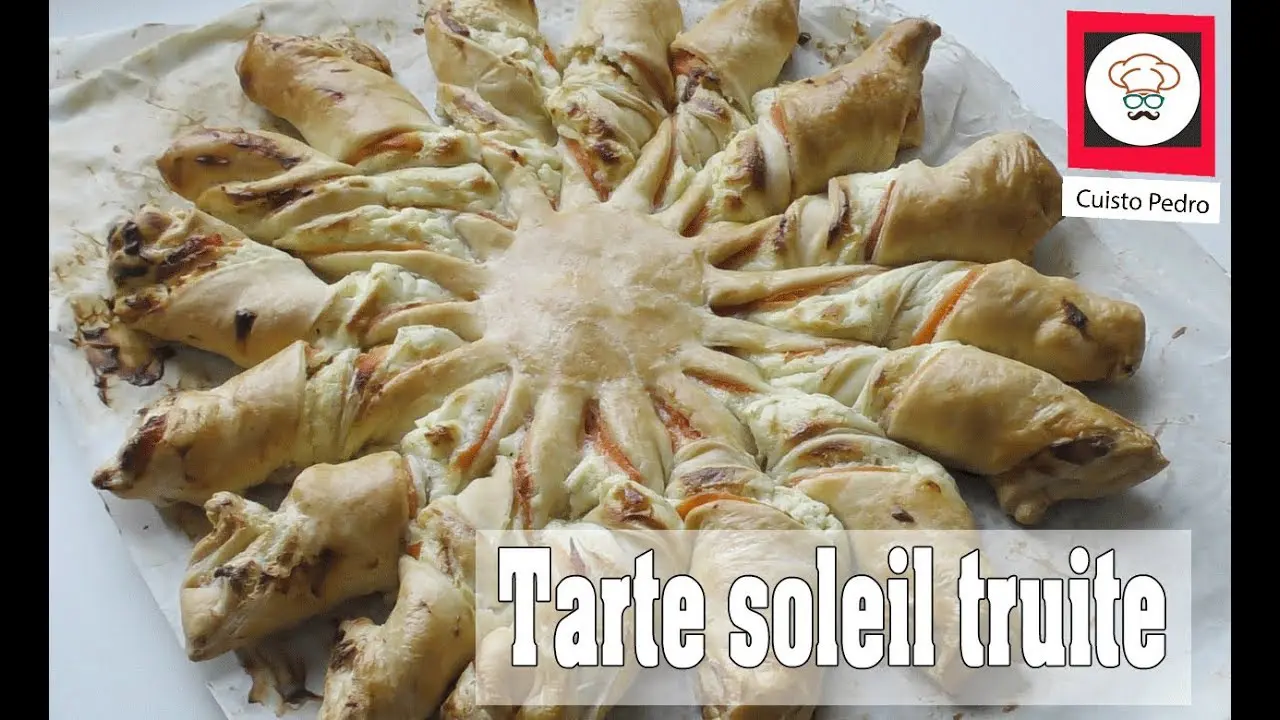 Recette facile tarte soleil truite aneth