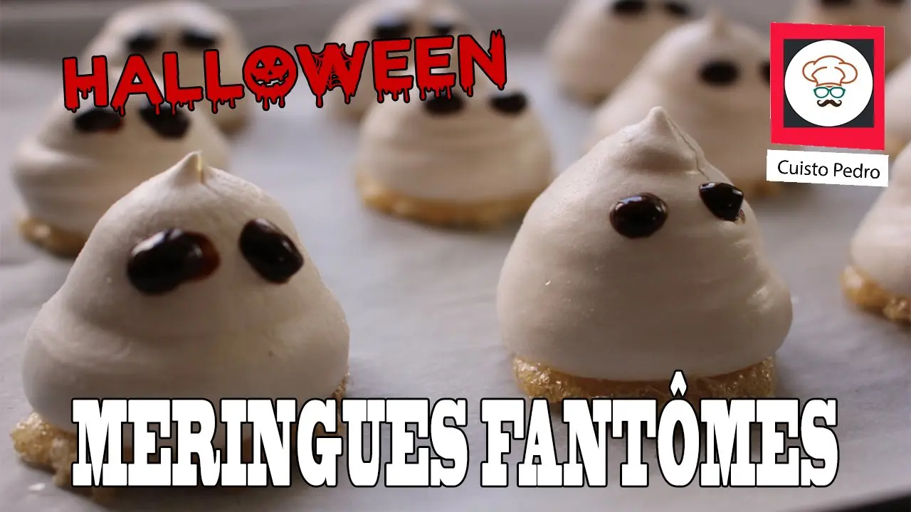Recette halloween meringues fantômes Thermomix tm5