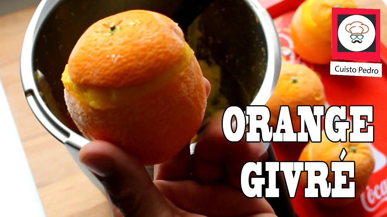 Glace oranges givrées sans sorbetière Thermomix tm5