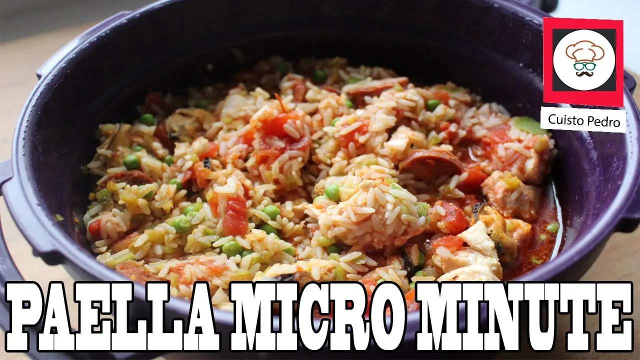 Recette rapide paella au micro minute Tupperware