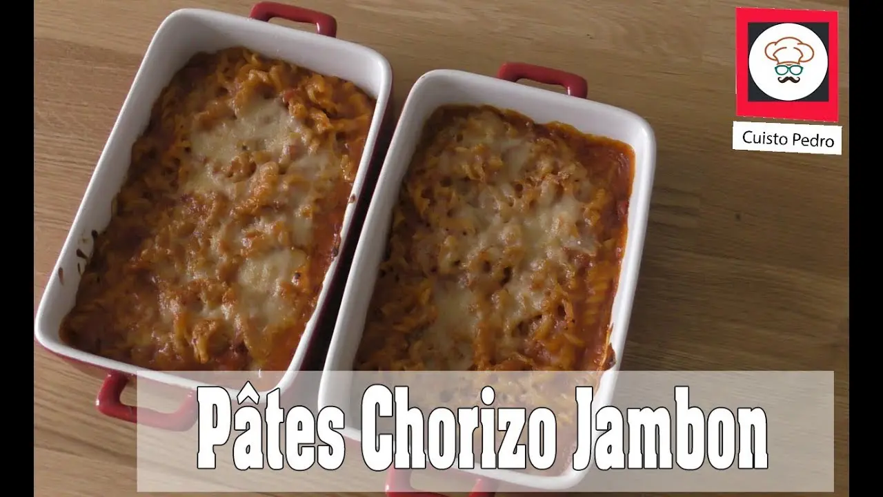 Recette pâtes au chorizo jambon serrano Thermomix TM5