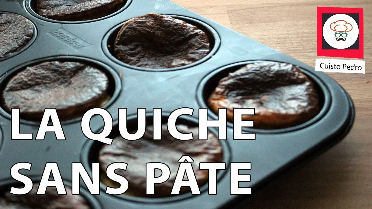 Recette facile et rapide quiche sans pâte