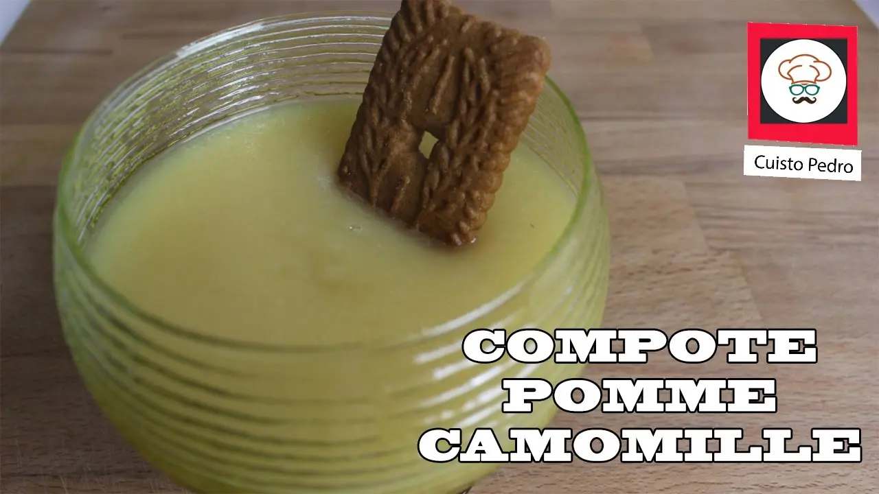 Compote de pomme camomille douleurs dentaires thermomix tm5