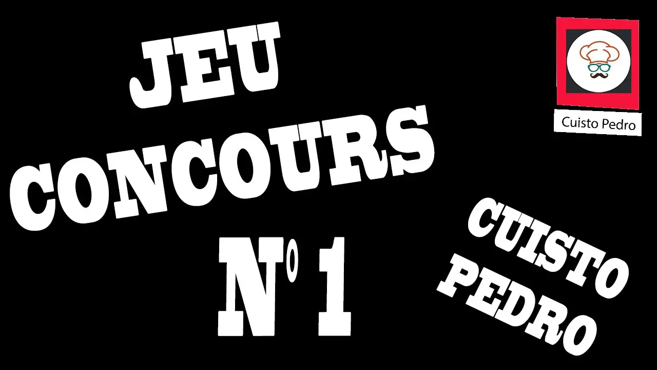 Jeu concours Cuisto Pedro N°1