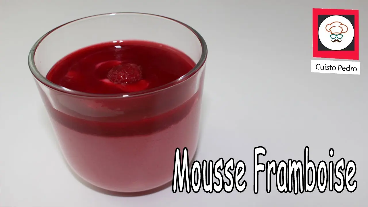 Recette dessert Thermomix TM5 verrine mousse framboise