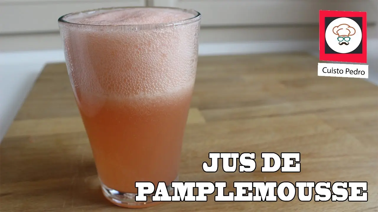 Recette du jus de pamplemousse au thermomix tm5