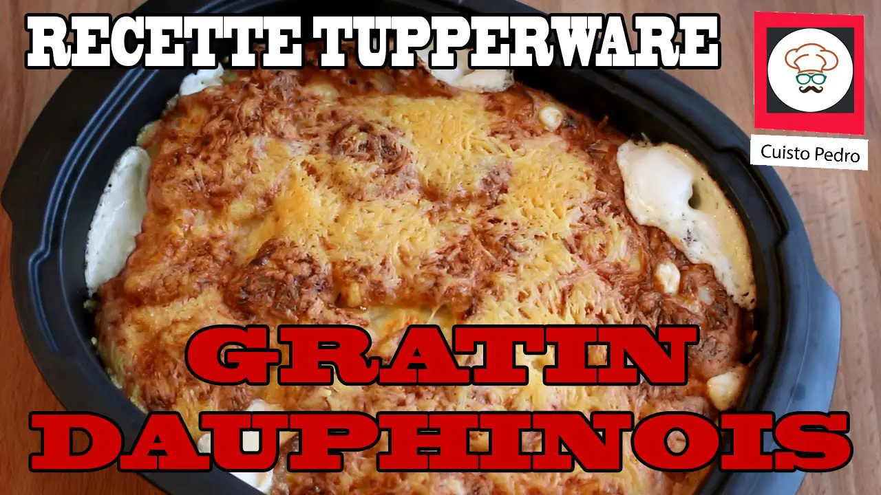 Recette comment faire un gratin dauphinois ultrapro mandochef tupperware?
