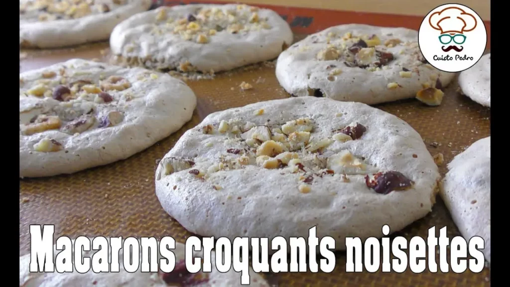 Recette de noel macarons croquants noisette thermomix tm5
