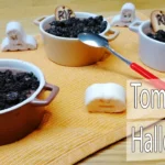 Recette crèmes au chocolat tombeaux Halloween Thermomix