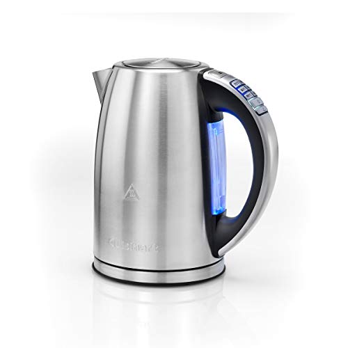 Cuisinart CPK18E Bouilloire Multi-Températures, Température variable, Acier inoxydable brossé, 3000 W, 1.7L